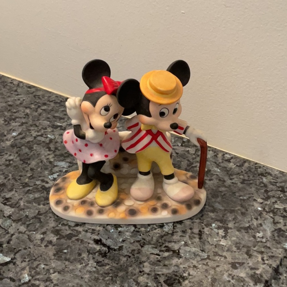Disney Mickey and Minnie Figurine - Red, Yellow, Black
